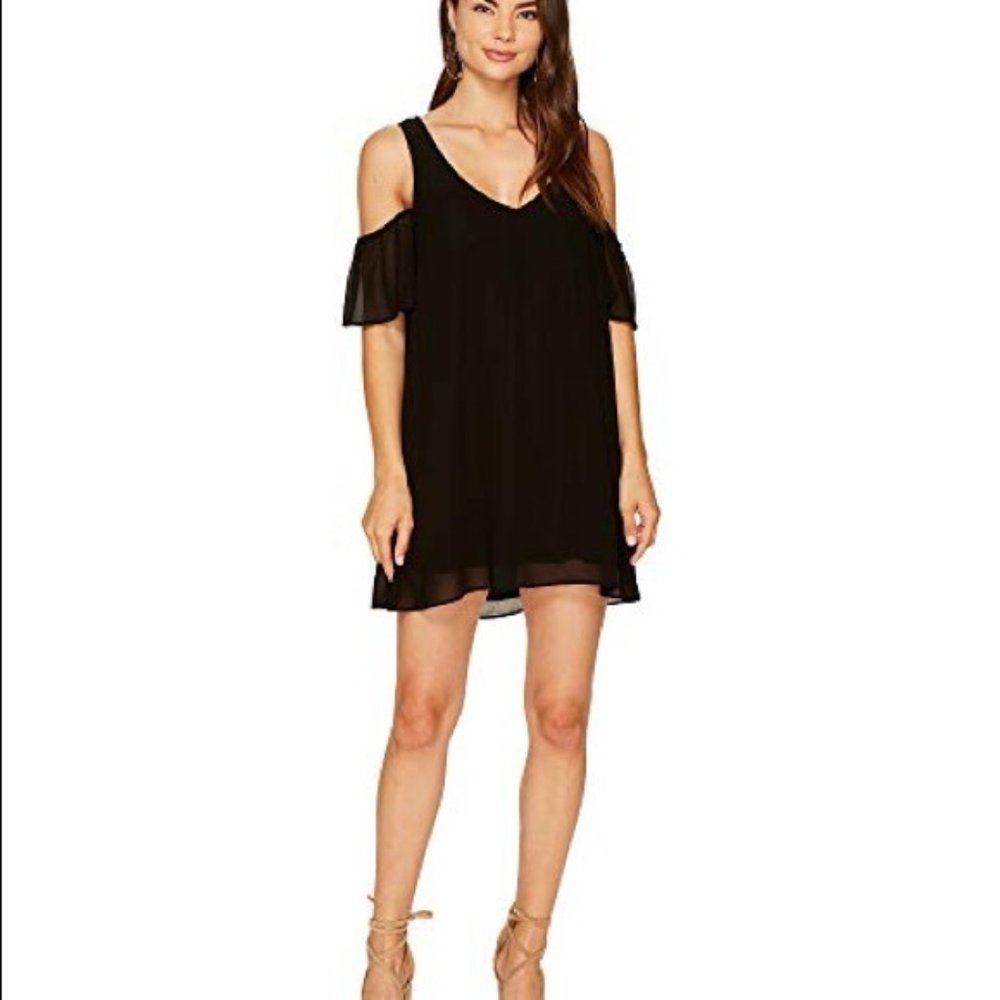 Show Me Your Mumu Birdie Ruffle Dress (black) - Picture 2 of 6